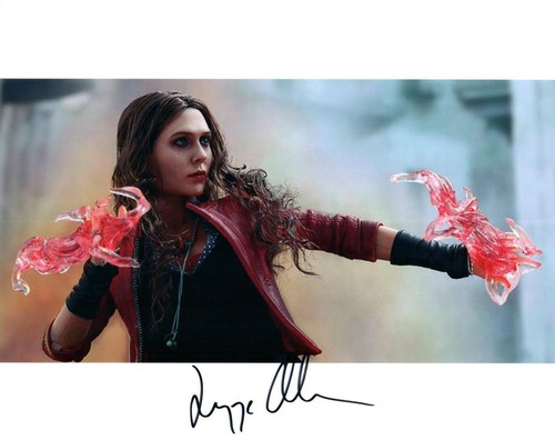 Elizabeth olsen signed 8x10 - elizabeth,