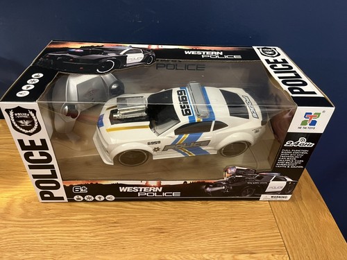Remote control police car - police,
