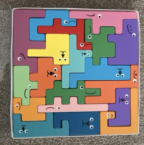 Wooden shape jigsaw - wooden,