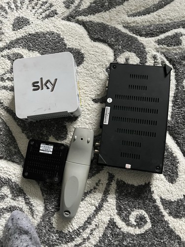 Old sky boxes with one - sky,