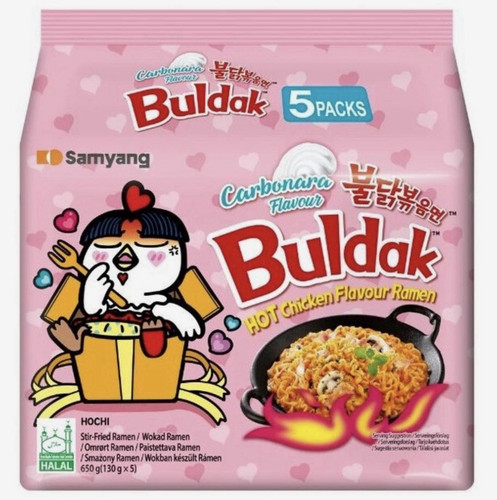 Samyang buldak carbonara hot - samyang,