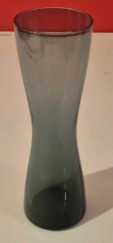 Art glass vase - art, smokey
