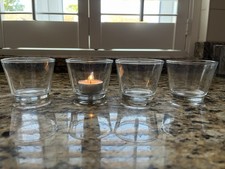 Clear Glass Tea Light Holders