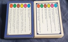 100 CARDS TRIVIAL PURSUIT FAMILY  EDITION 1988  600 QUESTIONS