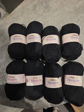 PATONS BEEHIVE BLACK  KNITTING