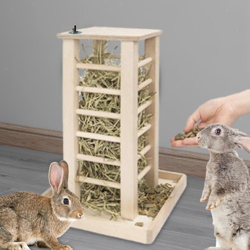 Wooden hay feeder food feeding - food,