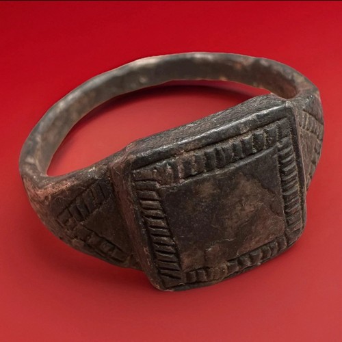 Medieval islamic silver - silver, ring
