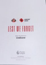 Sunderland v Arsenal - FA Premier League - 08 November 2025 - Mint Condition