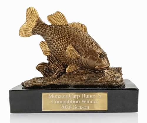 Personalised antique gold carp - antique,