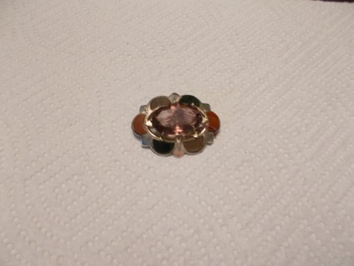 Scottish sterling silver agate - scottish,