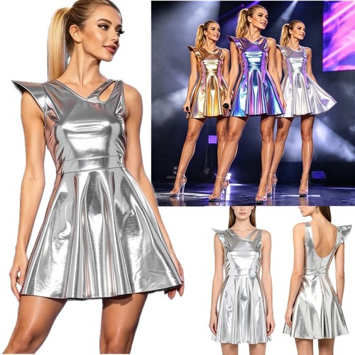 Women metallic shiny - metallic, alien