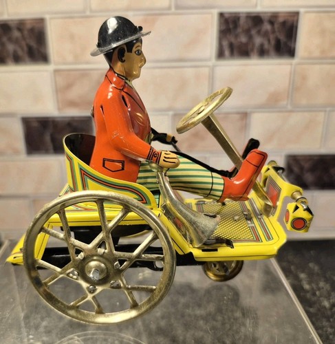 Tin toy wind - , wheel