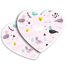 Heart shape vinyl stickers - shape,