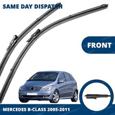 Front Windscreen 26" 22" Flat Aero Wiper Blades for Mercedes B-Class 05-11
