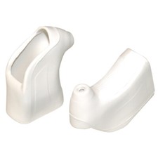 Brake lever hoods pair white - brake,