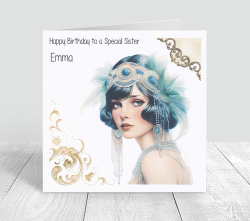 Personalised birthday card - personalised,