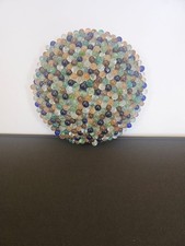 murano glass beads wall light 34cm diameter 