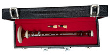 Scottish Bombard Chanter, Sheesham Wood Bombard Chanter + 2 Reeds & Hard Case