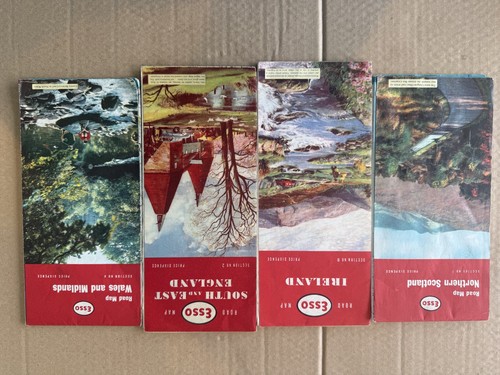 Esso vintage road maps 1960s - esso,