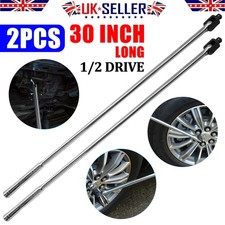 2 Pack 1/2" Inch DR Power Breaker Bar 30" Long 762mm Heavy Duty Breaker Bar 30"