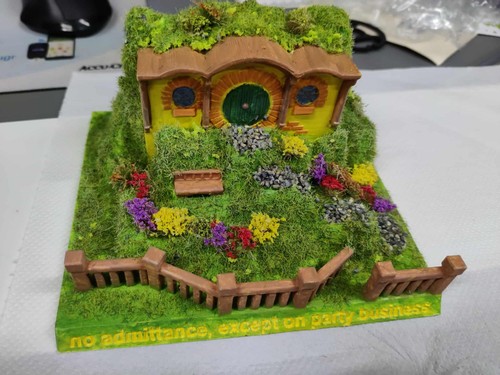 Hobbit house fantasy diorama - hobbit,