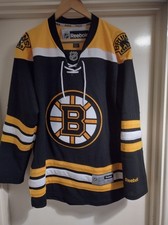 Brand New Boston Bruins Mens Reebok Ice Hockey Jersey Size M
