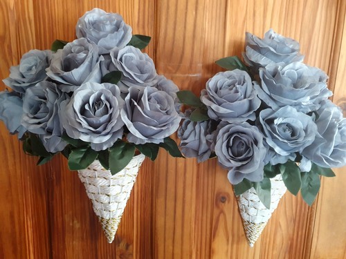Pair artificial grey - artificial,
