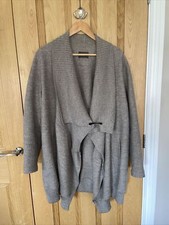 OSKA Moessmer 100% Boiled Wool Coat Jacket Beige Ecru Loose Fit Relaxed Size 1