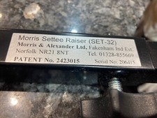 pair of adjustable morris chair/settee raiser