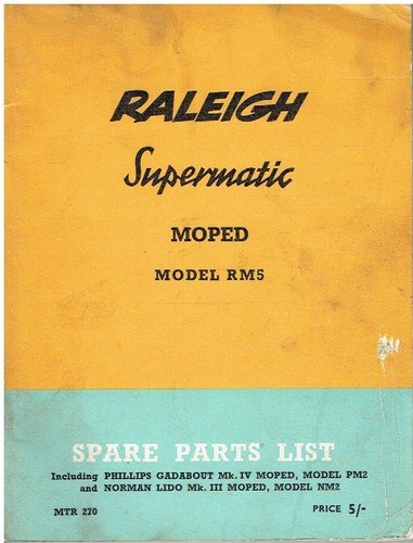 Raleigh supermatic moped - supermatic,