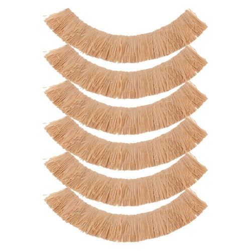 6pcs artificial thatch roll - artificial,