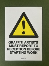 Banksy Sticker, original