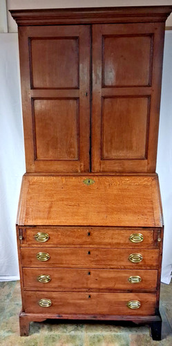 Antique georgian bureau - antique,