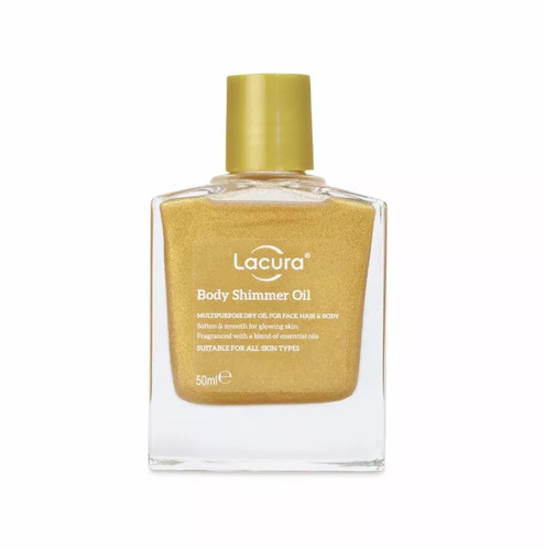 Lacura body shimmer oil - body,