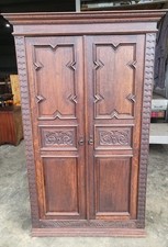 Antique dark oak panelled