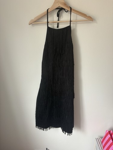 Prettylittlething black fringe - prettylittlething,