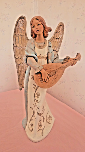 Eva with lute and - , gold