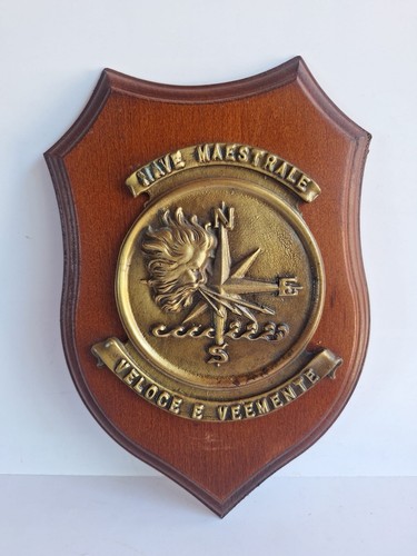 Military crest wooden heraldic - military,