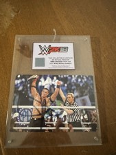WWE 2K18 Royal Rumble 2017 Ring Mat John Cena Autographed Commemorative Plaque 