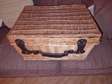Wicker Picnic Basket with