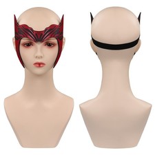 Scarlet Witch Mask Cosplay PU