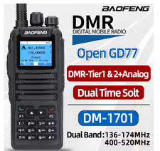 Open GD77 Installed Baofeng DM-1701 DMR Radio Dual Band Ham 5W Walkie-Talkie UK