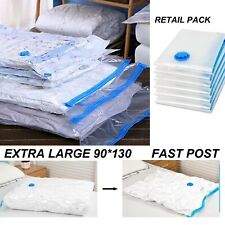 EXTRA LARGE VACUUM BAGS SPACE SAVING STORAGE CLOTHES BEDDING ORGANISER UNDER BED