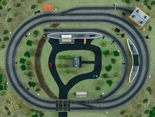 Hornby R771 OO Gauge Starter Polymer Trak-Mat Midi-mat Size 1600mm x 1200mm Used