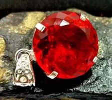 80 Ct Natural Red Topaz 925