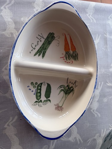 Vintage divided vegetable - divided,