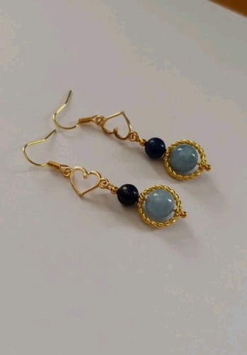 Gold tone hook dangle drop - tone,