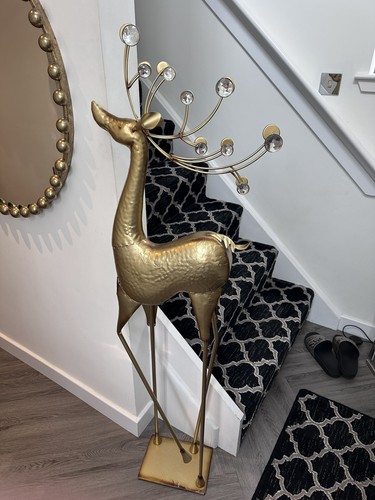 Christmas gold reindeer - gold,