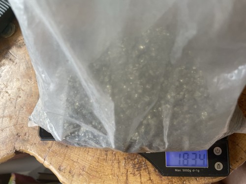 8kg bag small pyrite - bag,