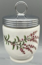Royal Worcester - Heather Sprigs - One Large 4" Egg Coddler - Made in England